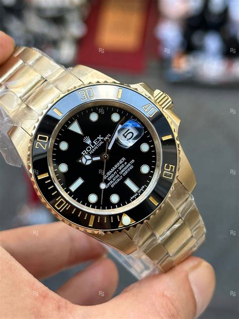 rolex submariner date oyster 40mm yellow gold|submariner date rolex price.